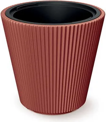 Produktbild von Blumentopf Milly aus Kunststoff, Ø 349 mm, H 355 mm, 23 L, mit Einsatz & Griffen, Frost- & UV-beständig