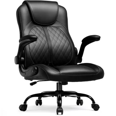 Produktbild von GTPLAYER Gaming Stuhl mit hochklappbarer Armlehne, Gamer Stuhl mit Schaukelfunktion, Ergonomischer Computer Gaming Stuhl mit hochdichtem Schwamm black