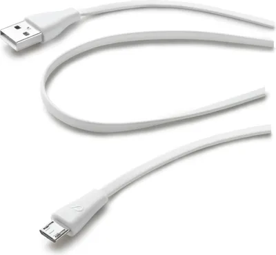 Obrázok produktu pre Cellularline 8018080190919, 1 m, USB A, Micro-USB B, Biela