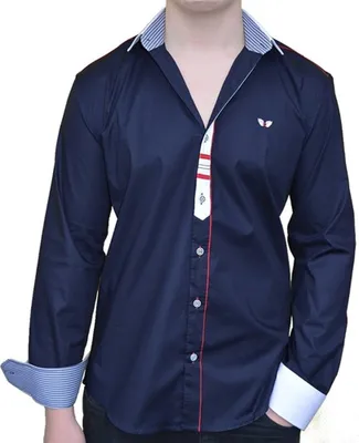 Produktbild von Brandneu Designer Hemd CARISMA 3 Farben uni CRM8037 Navy L