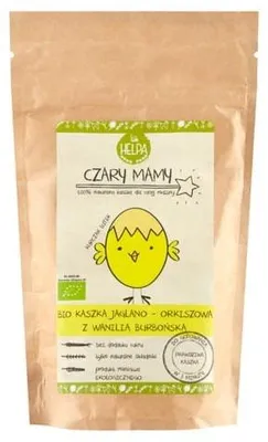 KASZKA JAGLANO - ORKISZOWA Z WANILIĄ BURBOŃSKĄ BEZ DODATKU CUKRÓW BIO 200 g - HELPA