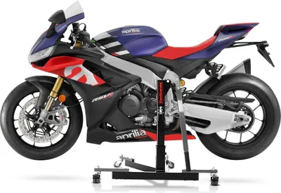 Zdjęcie produktu dla Stojak centralny CS Power Evo dla Aprilia RSV4 21-25 Grey