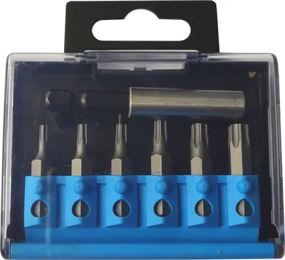 Produktbild von Bitsatz mit magnetischen Bithalter Torx TX10 - TX40