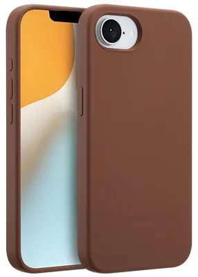 Immagine prodotto di Custodia in silicone liquido Accezz con MagSafe iPhone 16e - New Tea Brown