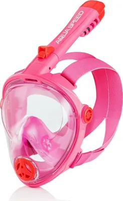 Produktbild von AQUA SPEED Kinder Schnorchelmaske Vollgesichtsmaske Taucherbrille Spectra 2.0, pink L