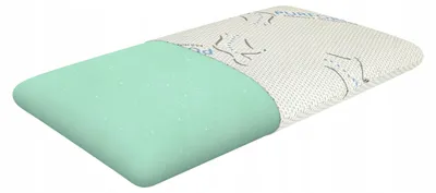 Obrázek produktu pro REM-Sen Termoplastický ortopedický polštář Polštář na krk Ergonomický polštář pro spaní na boku Měkká paměťová vložka Visco Aloe Vera 70x40 13cm