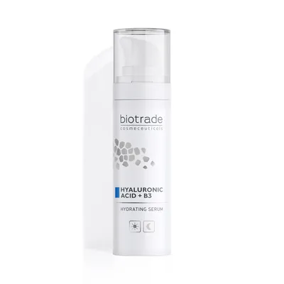 Immagine prodotto di Siero idratante Biotrade con acido ialuronico e niacinamide 30 ml