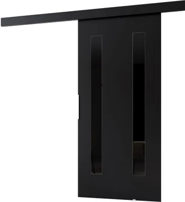 Produktbild von Minio, Schiebetür "CLEAN H", mit schwarzem Dekorelement, Zimmertür, 96cm, Schwarze Farbe