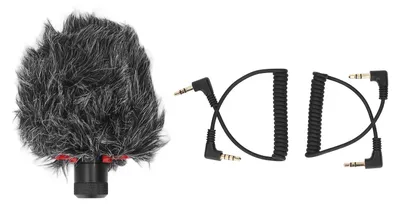 Obrázok produktu pre Mikrofón pre kameru – USB kondenzátorový mikrofón s potlačením šumu pre videokamery a smartfóny