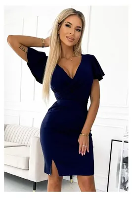 Produktbild von Kleid NUMOCO NINA 479-2 BLAU Größe: L