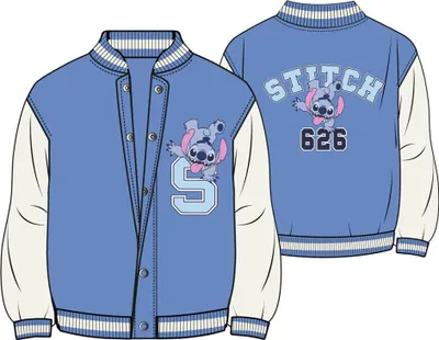 Produktbild von Cerda Group Baumwolle Brushed Baseball Stitch Jacke Blau 12 Years Blau 12 Years
