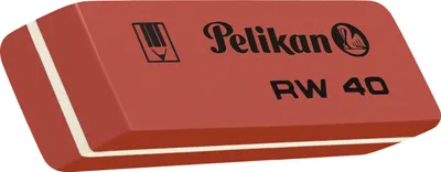 Image de Pelikan® 619551 Gomme RW40 - 58 x 20 x 8 mm rouge(S)