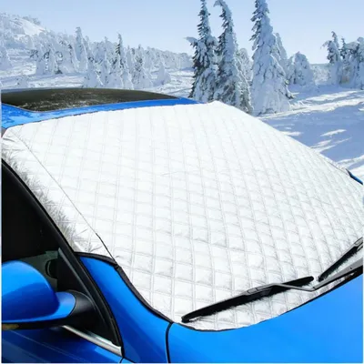 Produktbild von Frontscheibenabdeckung Winter 147x95 cm Auto Sonnenschutz Frostschutz Ganzjahresschutz