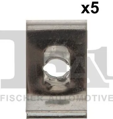 Obrázek produktu pro 5 ks FA1 plechová matice, zacvakávací matice 10-40090.5, 4,8 mm, 20 mm, ocel