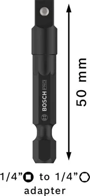 Produktbild von PRO Socket Adapter mit Kugelverbindung, 1/4", 50 mm