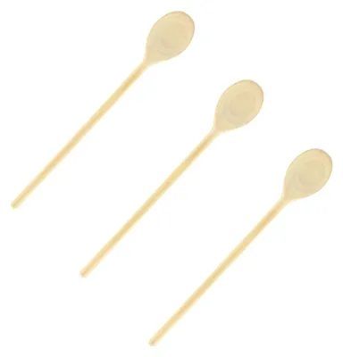Image de Ensemble de 3 Cuillères de cuisine en bois 30 cm Fackelmann Wood Edition