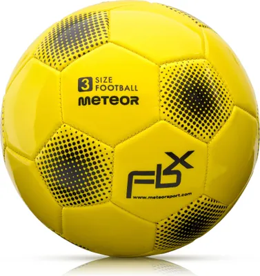 Produktbild von meteor FBX Kinder Fußball Ball kleine Sportball Kleinkinder Freizeitball für drinnen und draußen Ball für Mädchen und Jungen Größen: #3 neon gelb