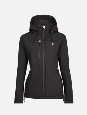 Produktbild von Damen Jacke Naleg Schwarz mit Fleece-Innenschicht, 8000 mm Wassersäule und 1000 g/m²/24h Atmungsaktivität