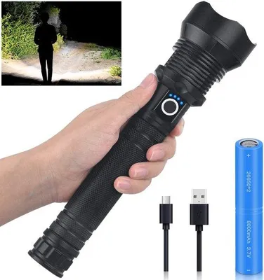Image de Lampe torche militaire - Lampe torche militaire - Militaire - Lampe torche militaire - Lampe torche puissante - Militaire