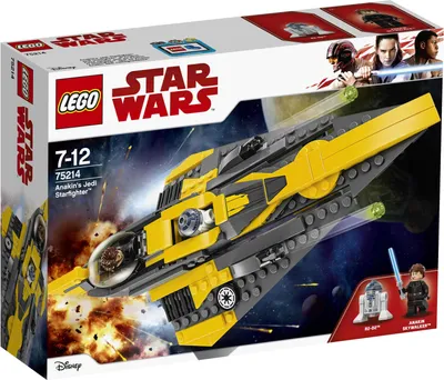 Zdjęcie produktu dla LEGO Star Wars Anakin's Jedi Starfighter, Zestaw do budowania, 7 lat(a), 247 szt., 39 g