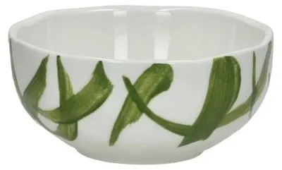 Produktbild von Pomax Weve Frühstücksschale aus Porzellan, Grün, Ø 11,2 x H 5,4 cm