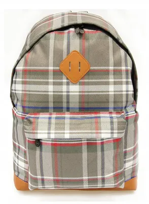 Produktbild von Down&Out R-637 Sportlicher Rucksack Beige Karomuster