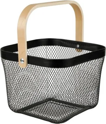 Produktbild von Aufbewahrungskorb Mesh, klein, schwarz