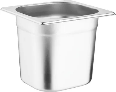 Obrázek produktu pro Sada gastronádob Vogue z nerezové oceli 6x1/6 s víkem