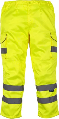 Produktbild von YOKO Hi-Vis Cargo Trousers With Knee Pad Pockets