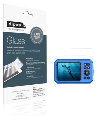 Obrázok produktu pre 2x dipos GlassCC Yixinxin UP019BU01 Unterwasserkamera