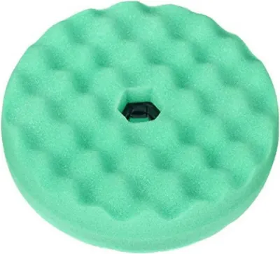 Produktbild von 3M™ Perfect-It™ Polierschaumpad grob, Quick Connect System, Grün, Flach, 150 mm, 50878