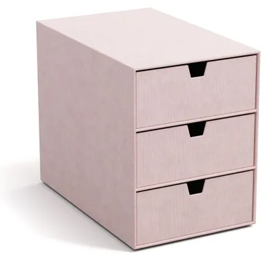 Produktbild von BIGSO INGRID Schubladenbox für Dokumente und Bürobedarf – Schreibtisch Organizer