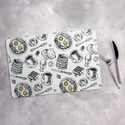 Produktbild von Tischset 4x45x30 cm Platzset Tischmatte Platzmatte Untersetzer - Frühstücksprodukte