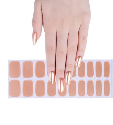 Produktbild von UV-Nagelfolie selbstklebende Nagelfolie Nailwraps, UV- Wraps Gelnagelfolie, Zaubernägel4Home