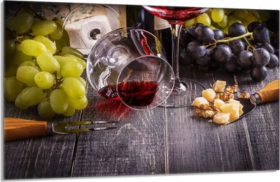 Produktbild von Glasschutzplatte für den Herd 80x52 Wein