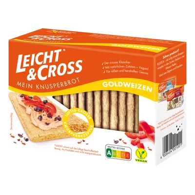 Produktbild von Leicht & Cross Weizen Knusperbrot 125g