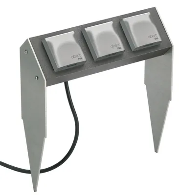 Immagine prodotto di ALBERT 624403 624403 Presa di corrente a spillo antracite/argento (624403)