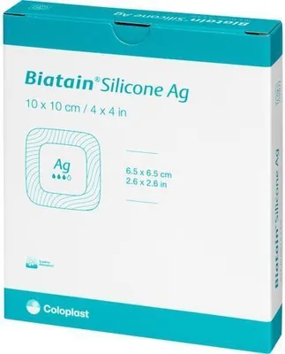 Obrázek produktu pro Biatain Silicone Ag pěnový obvaz, 5 ks VER