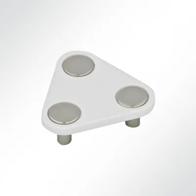 Produktbild von Lysel Gegenplatte für Doppelrolle, (BxL) 33x30mm in Weiß (1 Stück)