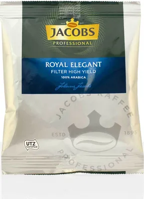 Produktbild von Jacobs Royal Elegant HY Filterkaffee - 80 x 60g Kaffee gemahlen, 100% Arabica