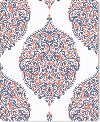 Produktbild von MuchoWow® Mauspad Mousepad Muster - Blau - Orange 30x40 cm - Mousepads - Maus Mat - Pad - Mausunterlage - Mausmatten