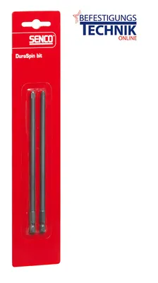 Image de 2 embouts de rechange 1/4" Phillips PH-2 195mm EA0329B pour DS7525 Senco Visseuse à chargeur DuraSpin