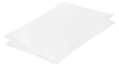 ABS Kunststoffplatte 40x30 cm, 1 mm, weiß, 2 Stück