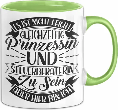 Produktbild von Steuerberaterin Geschenk Tasse Geschenkidee (Grün)