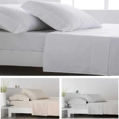 Productafbeelding van ARTean Loea beddengoed, 90 cm, satijn, katoen, draaddichtheid 400, wit
