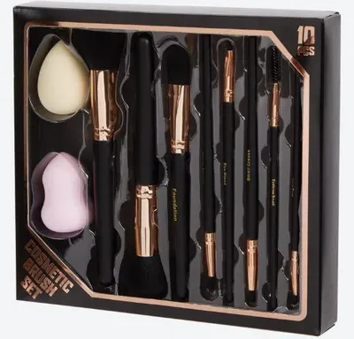 Imagen del producto de Juego de brochas de maquillaje - Black Mary