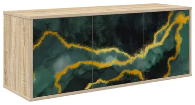Image de vidaXL Meuble TV mural WIJHE, 102 x 33 x 40 cm, imitation chêne Sonoma