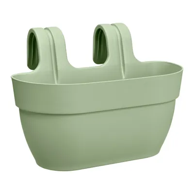 Produktbild von elho® Vibia campana easy Pflanzgefäß M Pistaziengrün zum Einhängen - Kunststoff