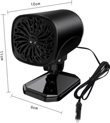 Immagine prodotto di Riscaldamento parabrezza auto Defogger raffreddamento elettrico sbrinatore soffiante nero 24V
