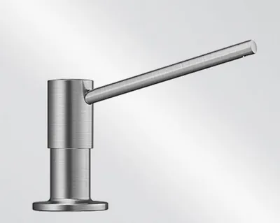 Produktbild von Blanco Einbau Spülmittelspender Torre - Pumpspender Befüllung von oben, Bohrlochdurchmesser ø 35mm, Edelstahl gebürstet